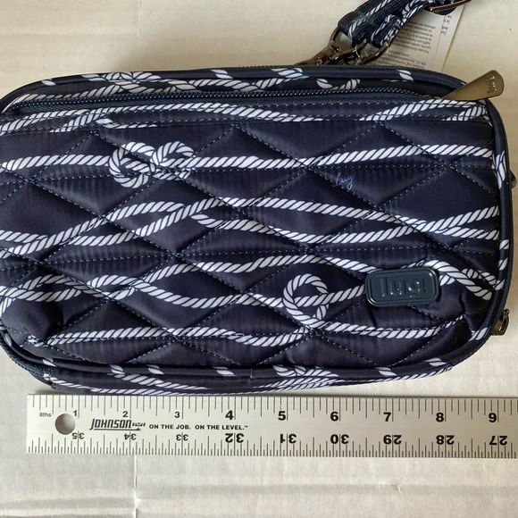 Lug Roundabout 2 Convertible Wallet Crossbody Nautical Navy New - Picture 16 of 16